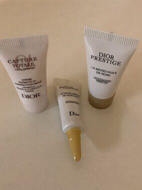 Dior Prestige Activated Serum & Le Micro Serum & Firming Wrinkle Cream Bundle 3